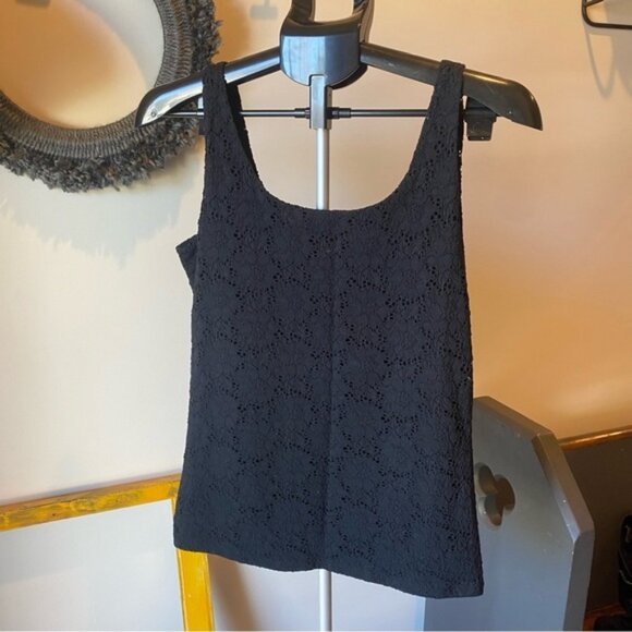 Black Lace Women's Top - Picture 3 of 3